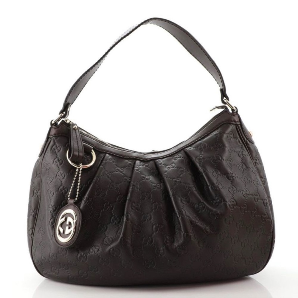 Gucci Sukey Hobo Guccissima Leather in medium brown